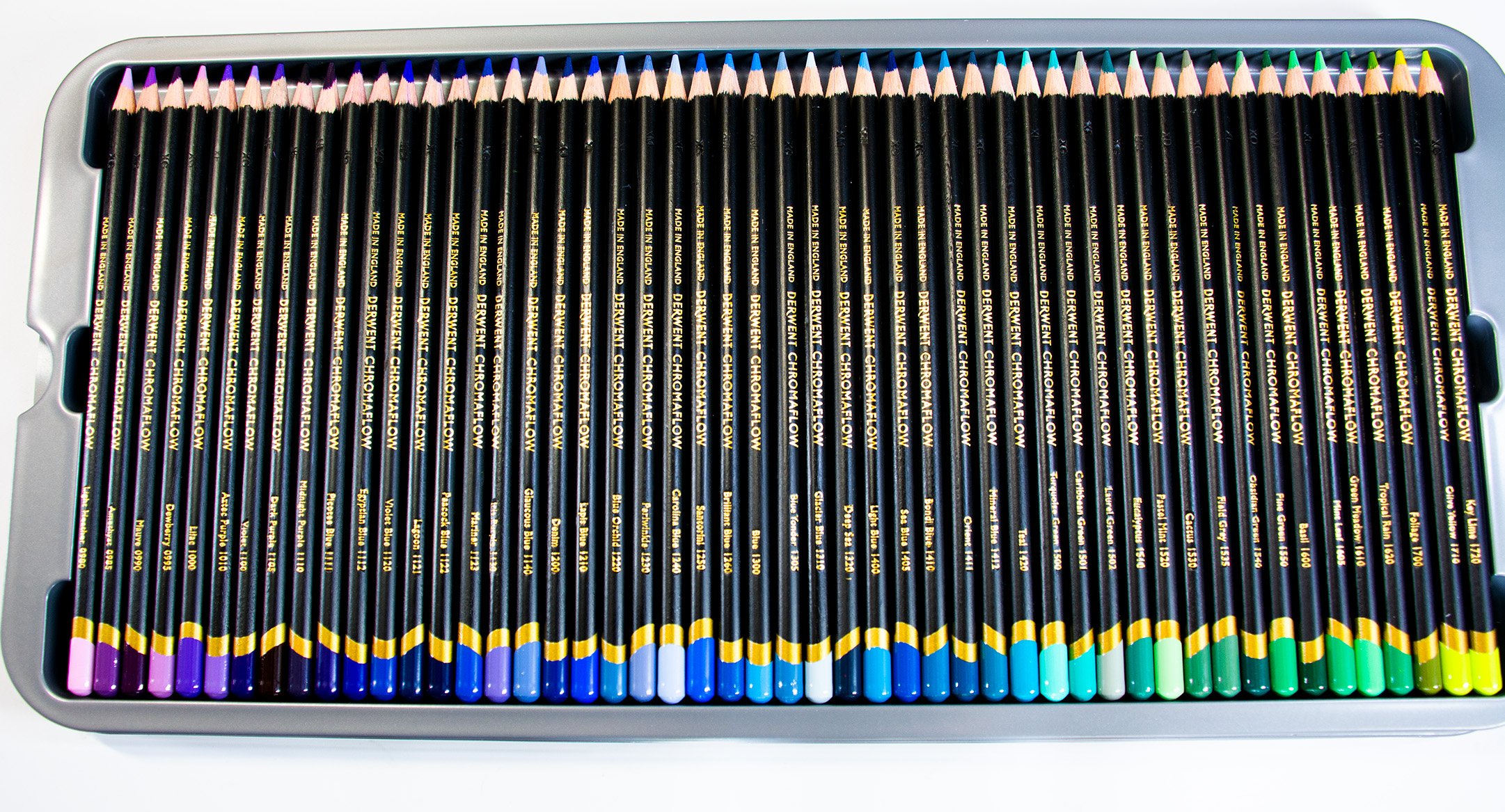 New Derwent Chromaflow 150 Set Of Coloured Pencils — The Art Gear